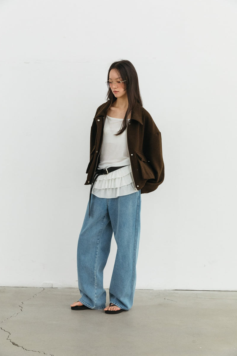 Unbound - Korean Women Fashion - #womensfashion - Blanc Blouson - 8