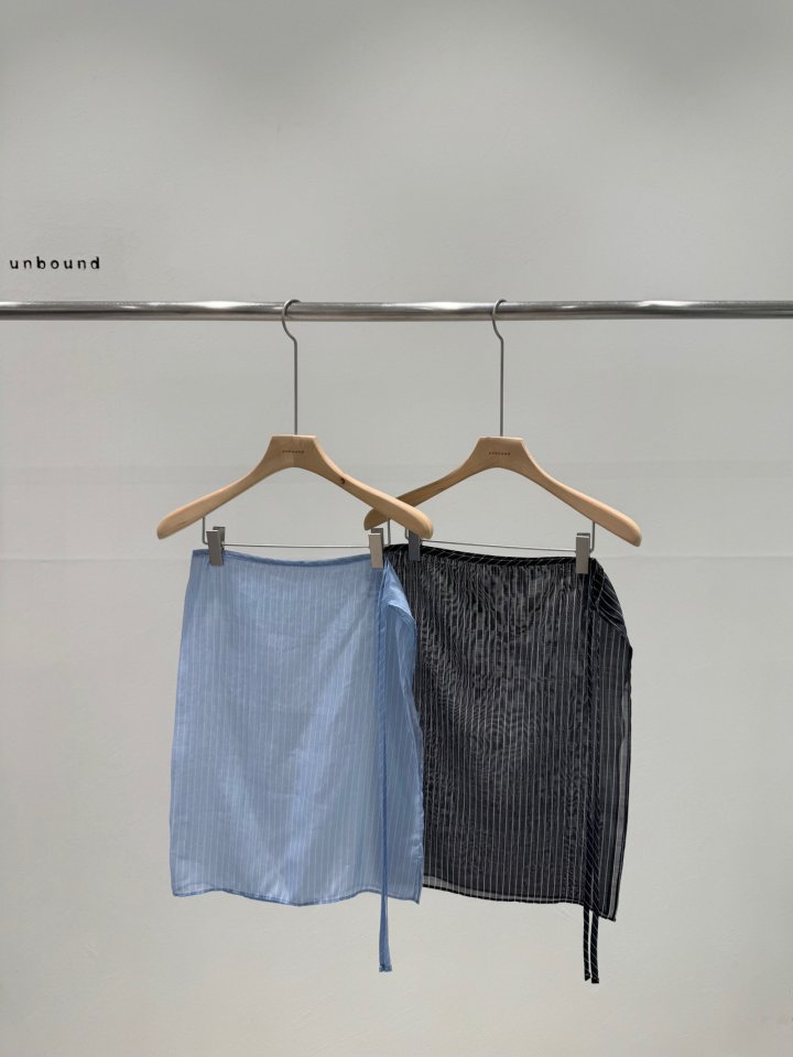 Unbound - Korean Women Fashion - #womensfashion - Stripe Layered Skirt