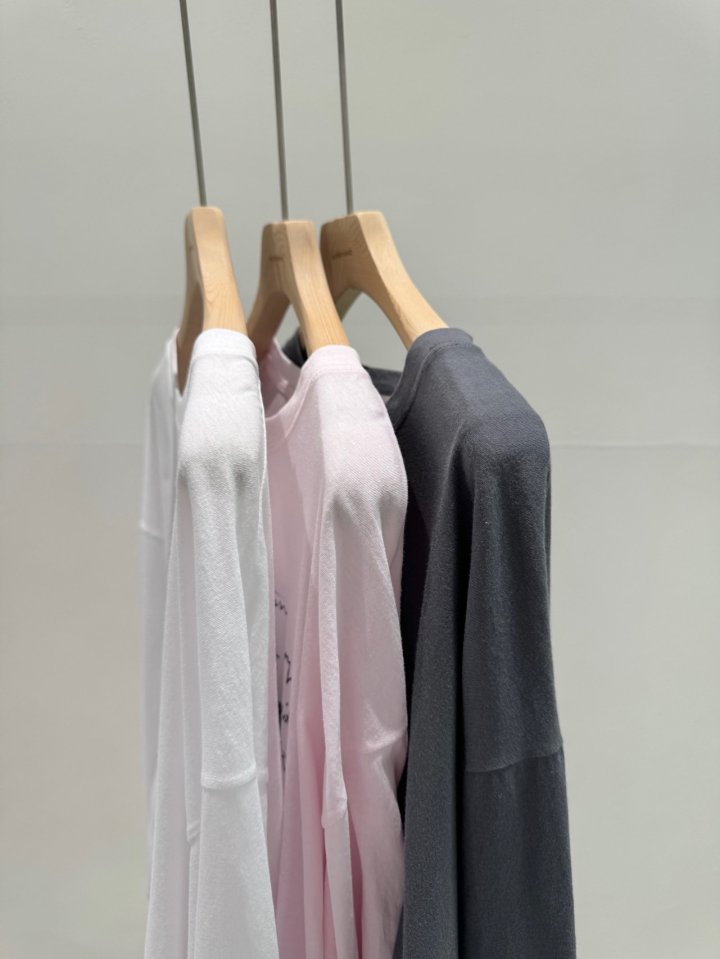 Unbound - Korean Women Fashion - #momslook - Letter Tee - 4