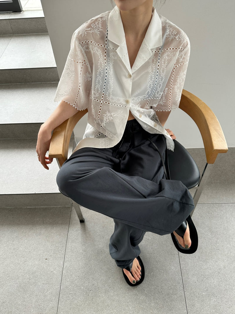 Unbound - Korean Women Fashion - #womensfashion - Leaf Shirt - 7