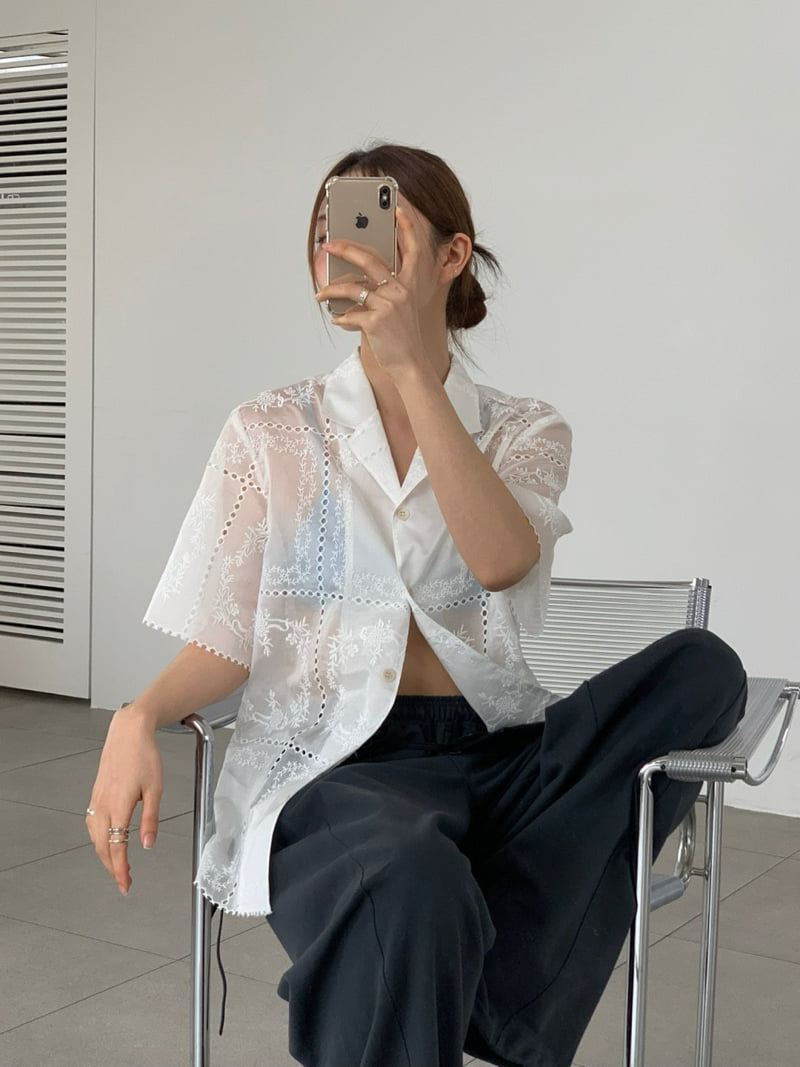 Unbound - Korean Women Fashion - #womensfashion - Leaf Shirt - 9