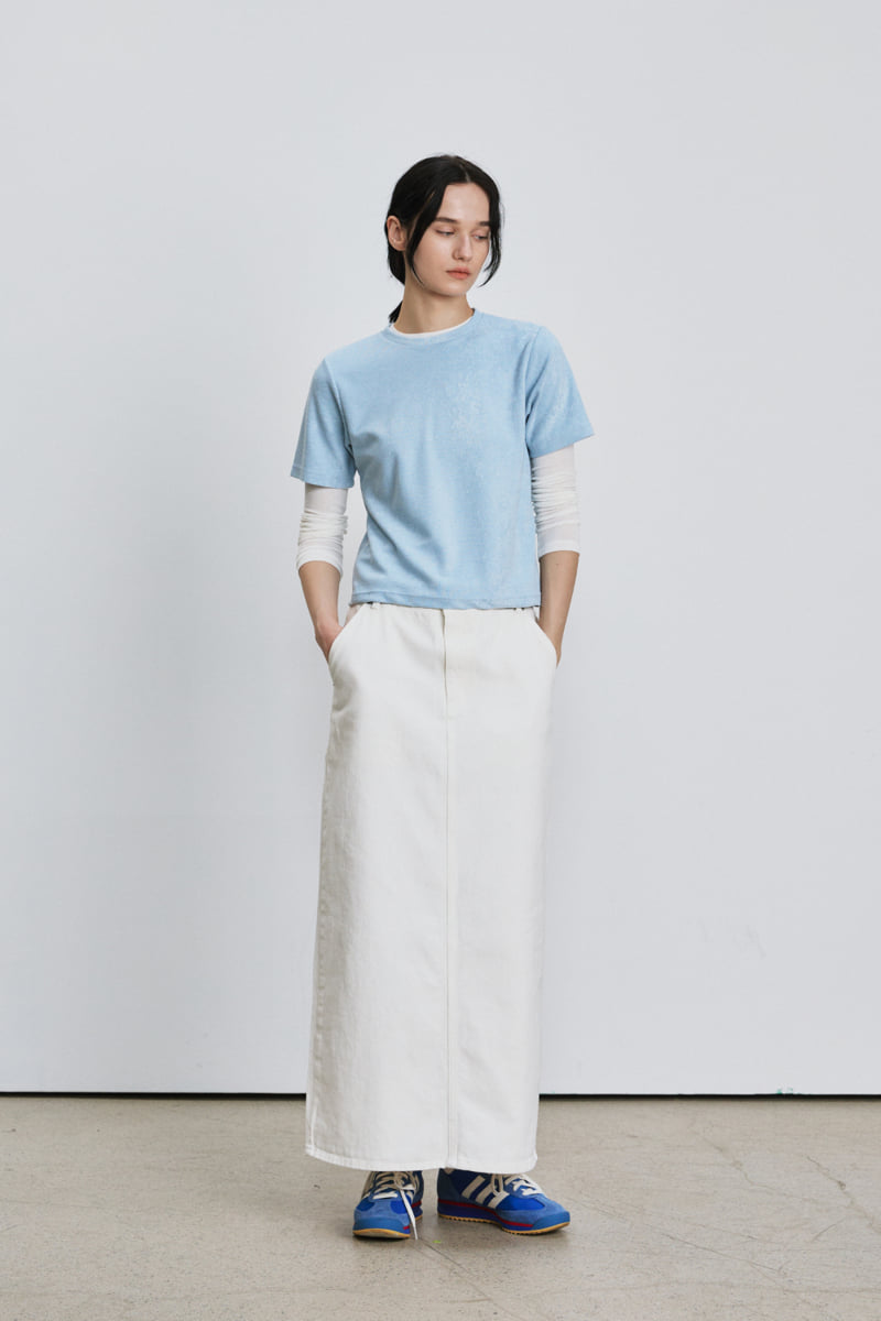 Understanding - Korean Women Fashion - #momslook - Long Denim Skirt - 3