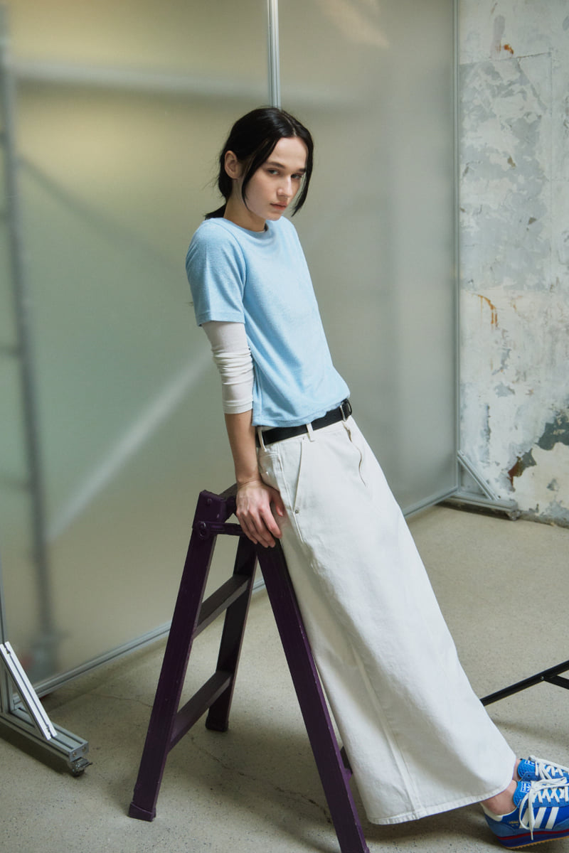 Understanding - Korean Women Fashion - #momslook - Long Denim Skirt - 4