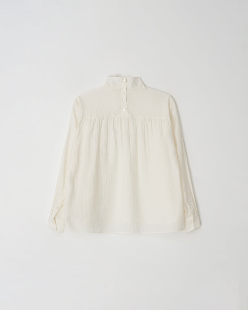 Understanding - Korean Women Fashion - #momslook - High Neck Blouse - 11