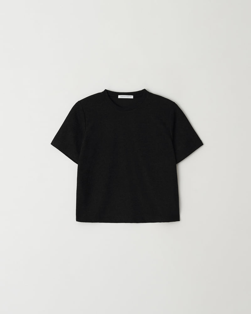 Understanding - Korean Women Fashion - #momslook - Low Short Sleeved Tee - 10