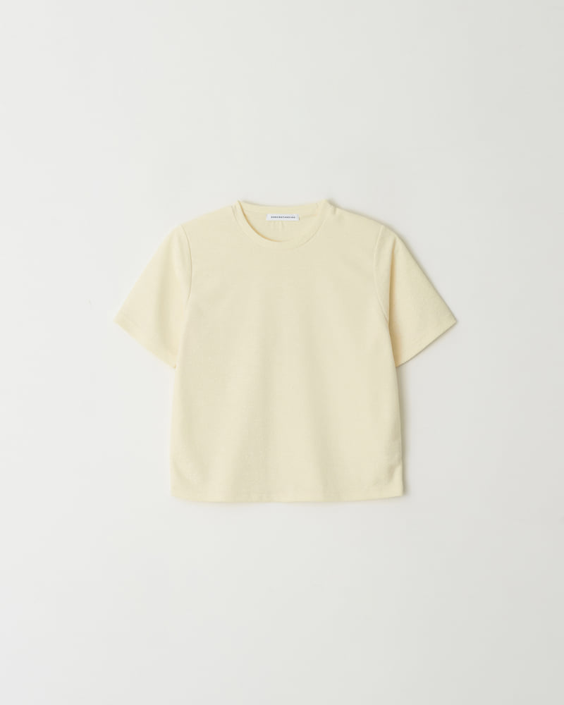 Understanding - Korean Women Fashion - #momslook - Low Short Sleeved Tee - 8