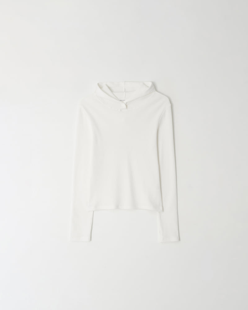 Understanding - Korean Women Fashion - #momslook - Waffle Hood Tee - 11