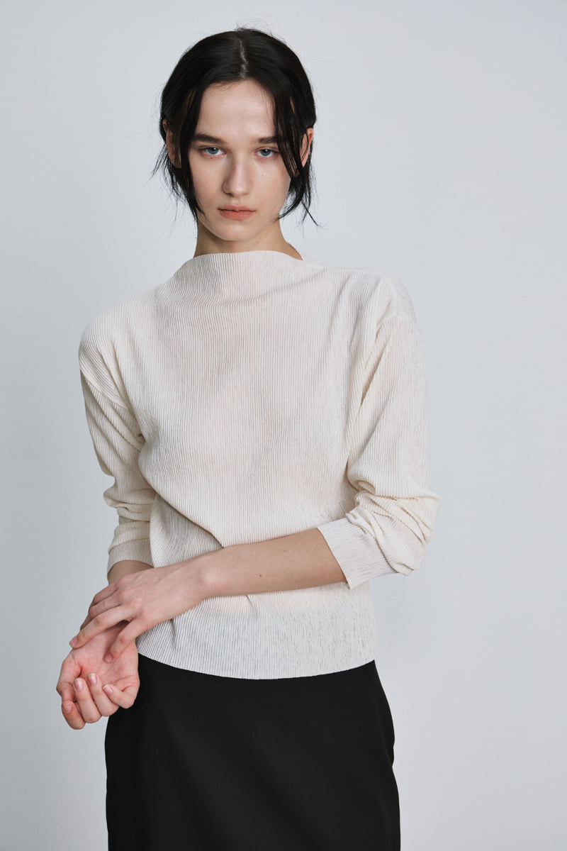 Understanding - Korean Women Fashion - #womensfashion - Paris Pleats Long Sleeved Tee - 4