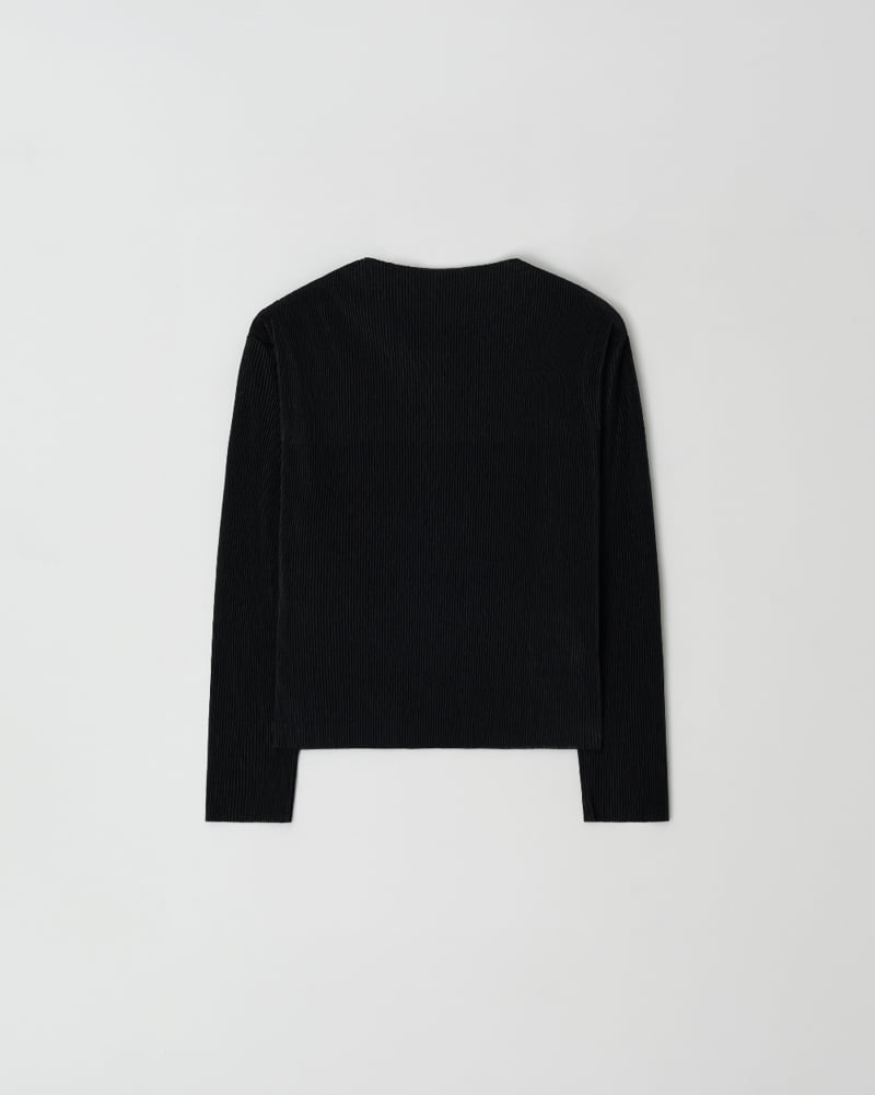 Understanding - Korean Women Fashion - #momslook - Paris Pleats Long Sleeved Tee - 6