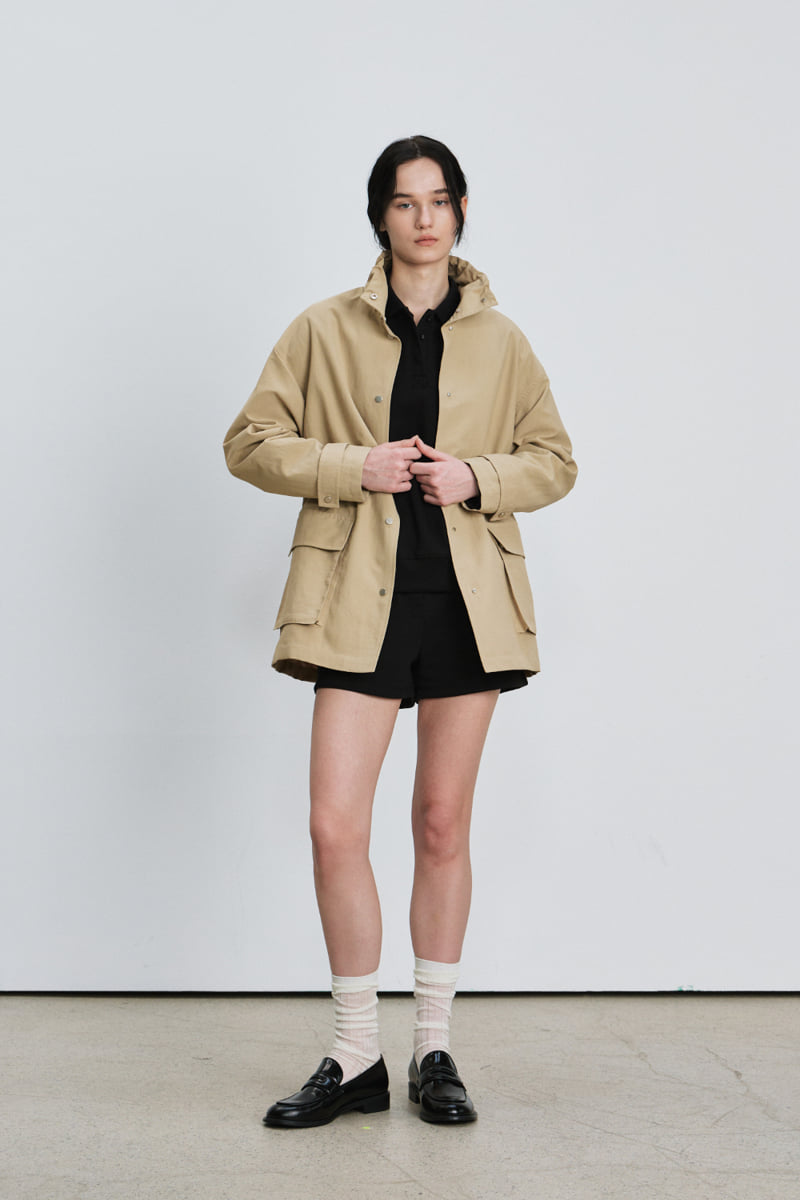 Understanding - Korean Women Fashion - #momslook - Pocket High Neck Coat Jackeet - 2