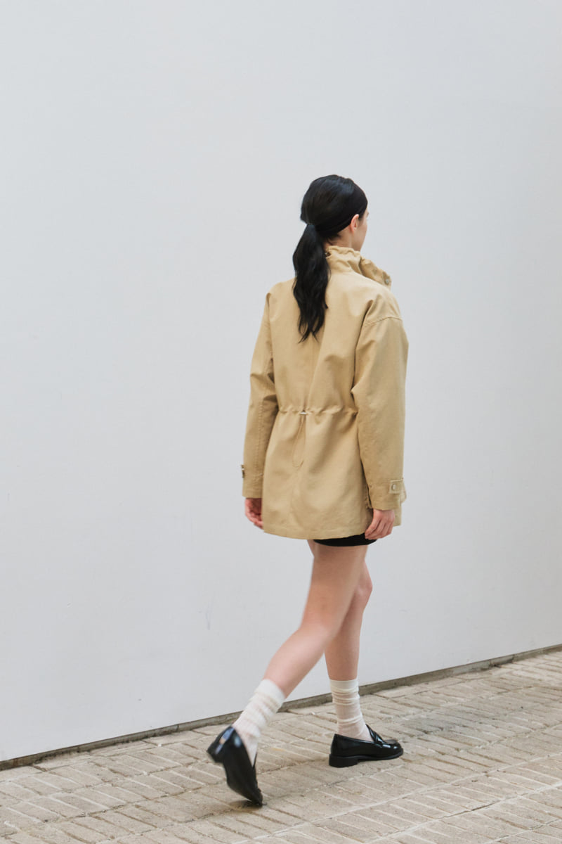 Understanding - Korean Women Fashion - #momslook - Pocket High Neck Coat Jackeet - 6