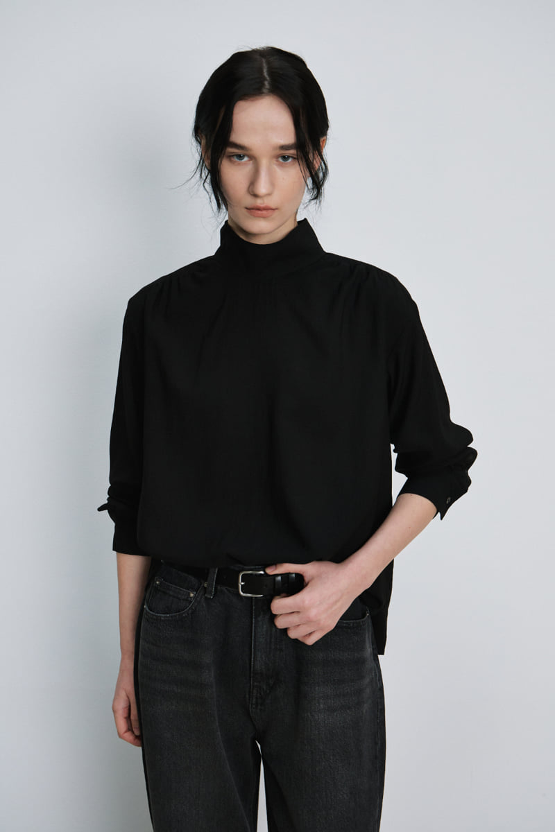 Understanding - Korean Women Fashion - #shopsmall - High Neck Blouse - 8