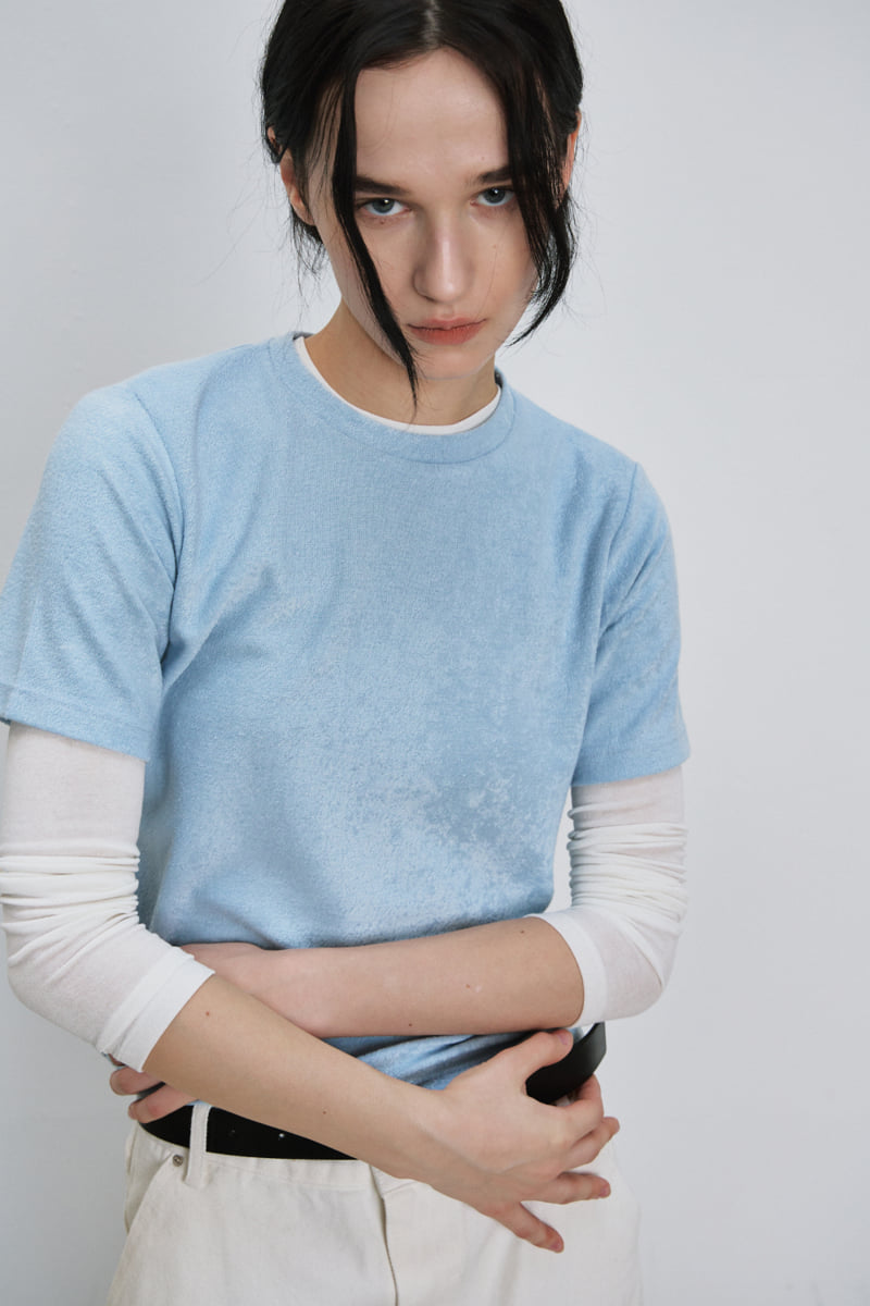 Understanding - Korean Women Fashion - #shopsmall - Low Short Sleeved Tee - 4