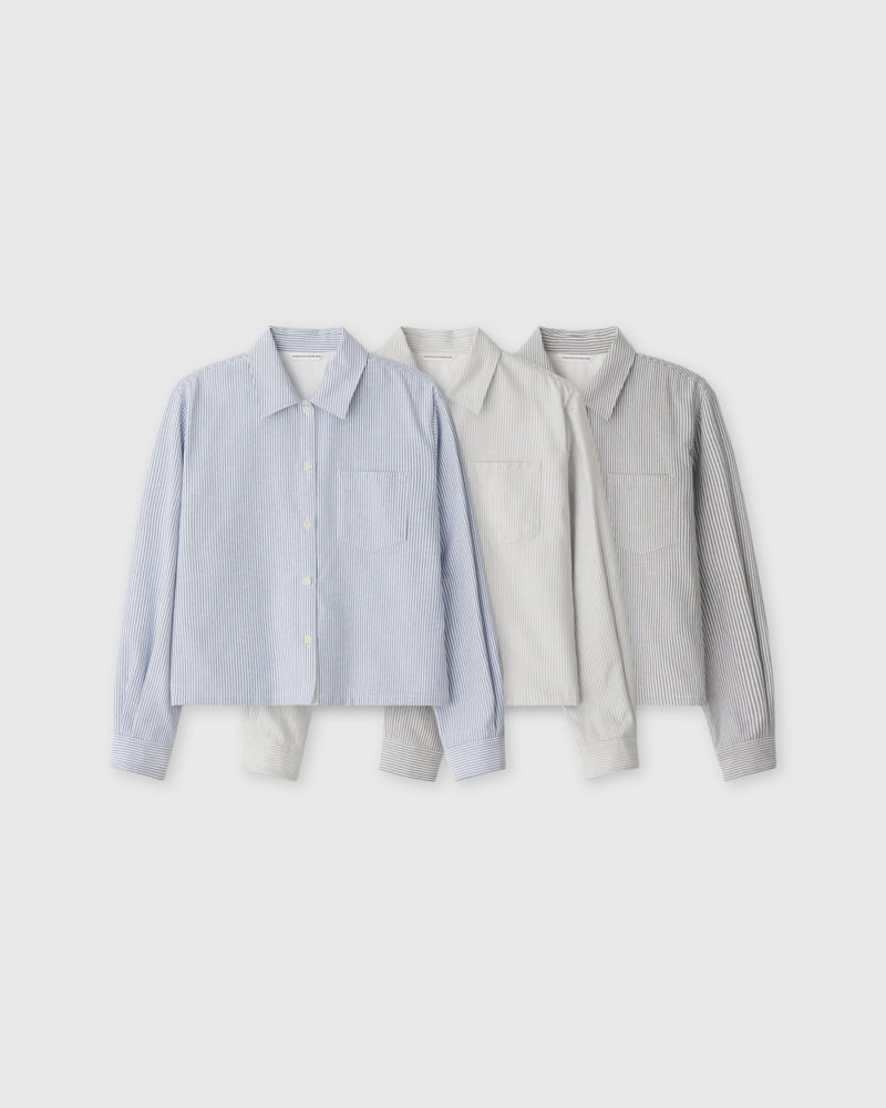 Understanding - Korean Women Fashion - #thelittlethings - City Stripe Shirt - 11