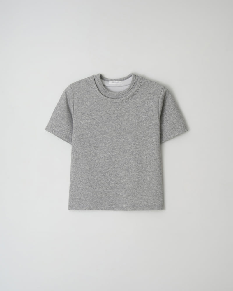 Understanding - Korean Women Fashion - #thelittlethings - Double Neck Tee - 9