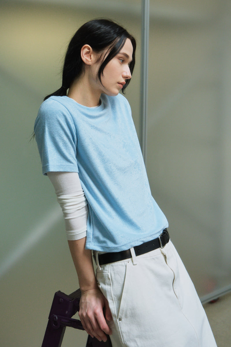 Understanding - Korean Women Fashion - #thelittlethings - Low Short Sleeved Tee - 5