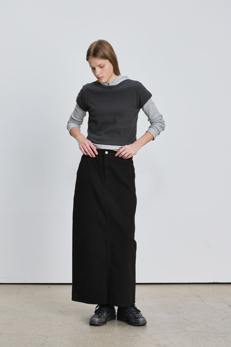 Understanding - Korean Women Fashion - #vintagekidsstyle - Long Denim Skirt - 8