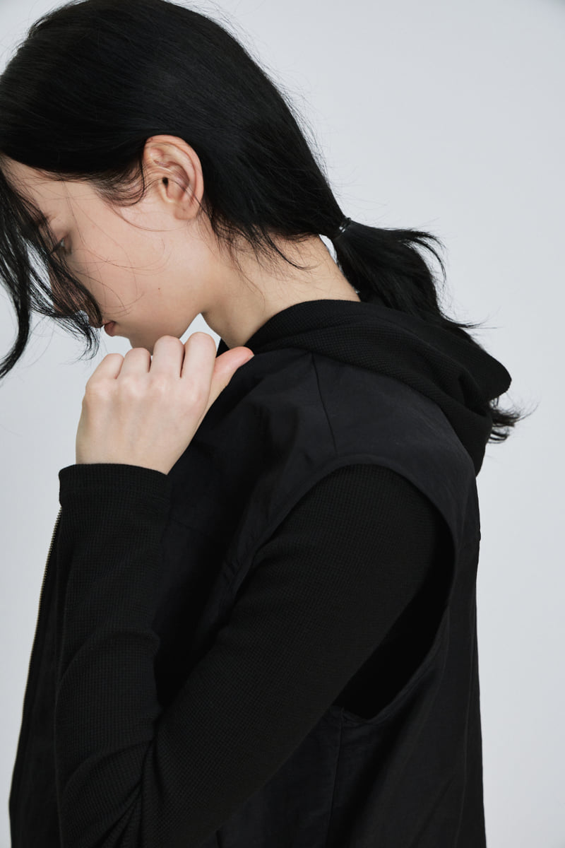 Understanding - Korean Women Fashion - #womensfashion - Waffle Hood Tee - 8