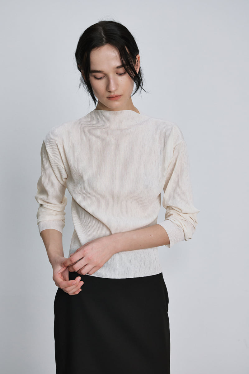 Understanding - Korean Women Fashion - #womensfashion - Paris Pleats Long Sleeved Tee - 5