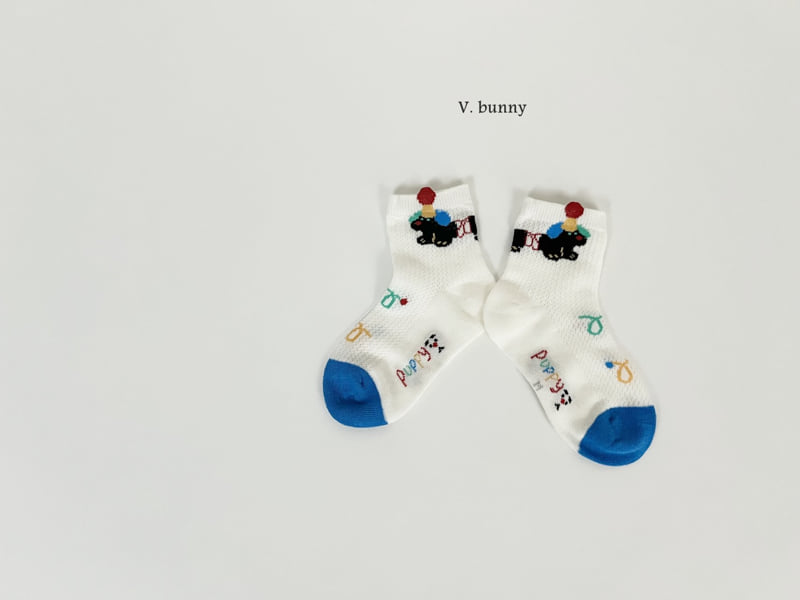 V Bunny - Korean Children Fashion - #Kfashion4kids - Lucky Dog Socks Set - 8