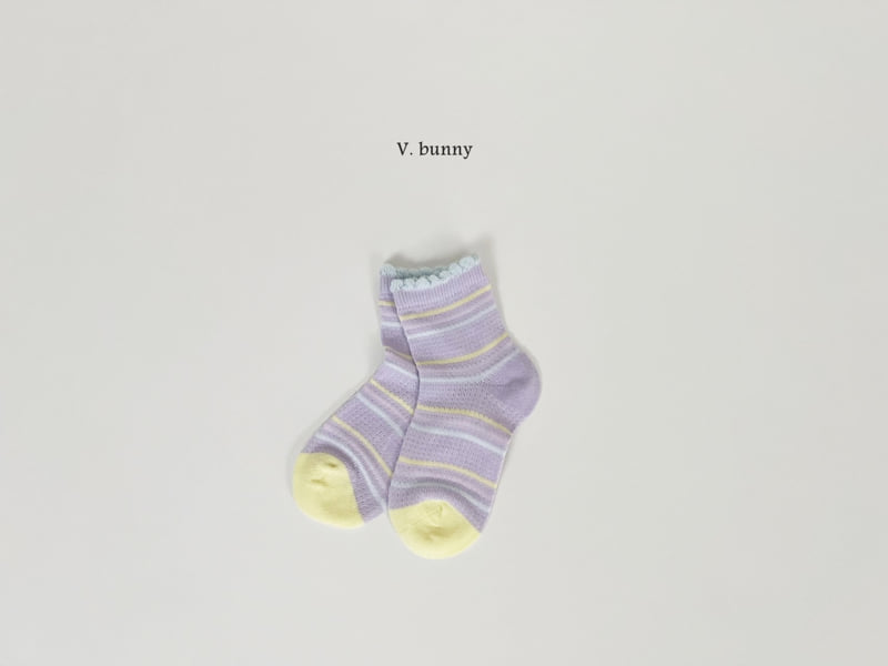 V Bunny - Korean Children Fashion - #Kfashion4kids - Love Tick Tick Socks Set - 7