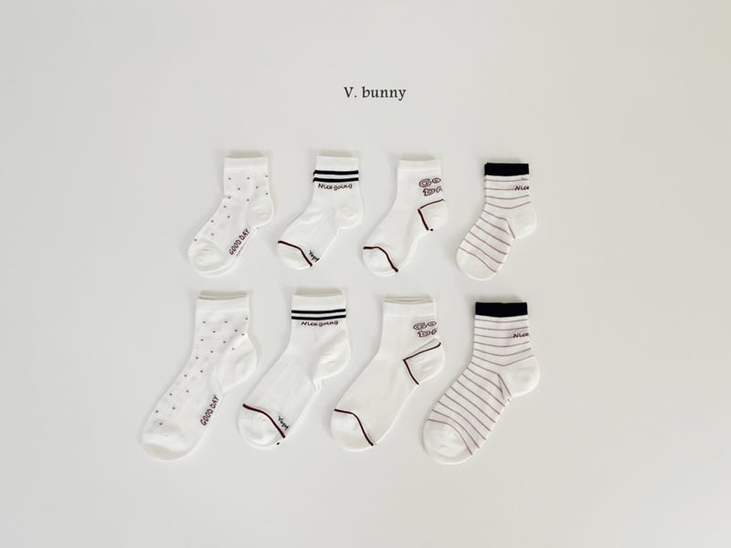V Bunny - Korean Children Fashion - #Kfashion4kids - Dot Good Socks Set