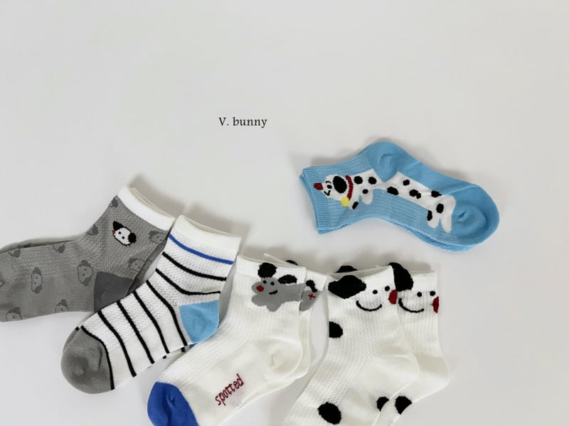V Bunny - Korean Children Fashion - #childofig - Polka Dot Socks Set - 9