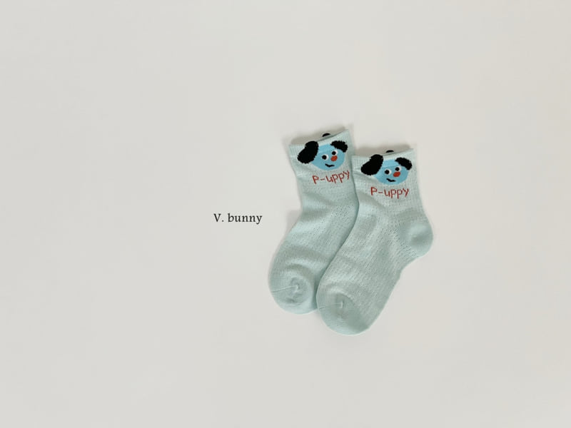 V Bunny - Korean Children Fashion - #childofig - Puppy Socks Set - 5