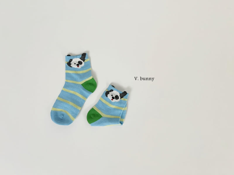 V Bunny - Korean Children Fashion - #childrensboutique - Puppy Socks Set - 7