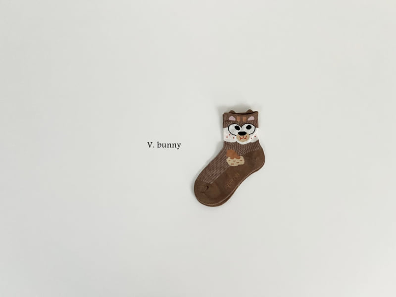 V Bunny - Korean Children Fashion - #childrensboutique - Animal Socks Set - 5