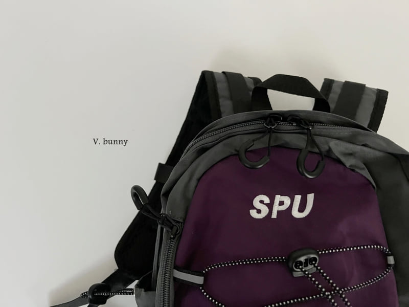 V Bunny - Korean Children Fashion - #childrensboutique - Spu Backpack - 5