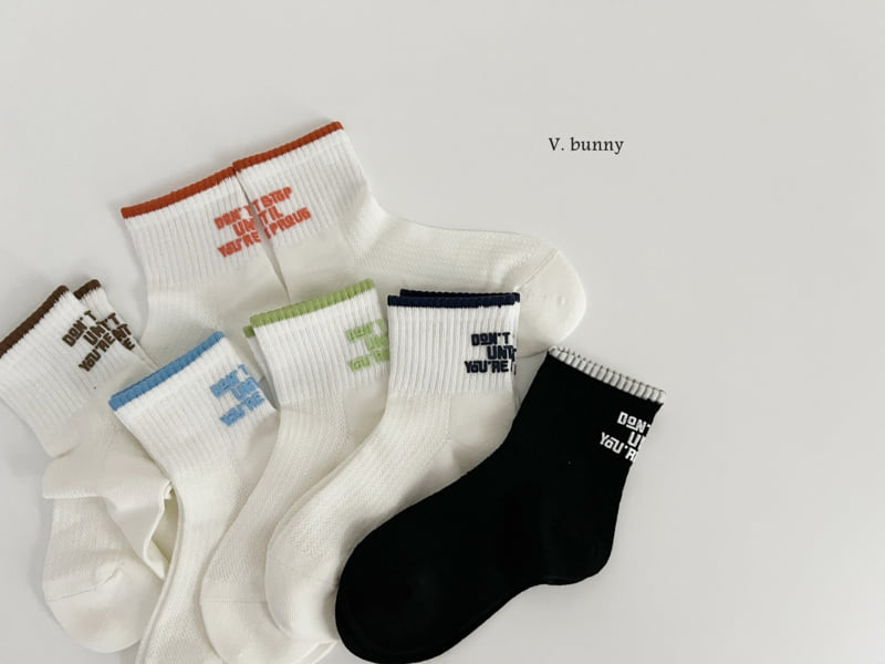 V Bunny - Korean Children Fashion - #childrensboutique - Socks Set - 11