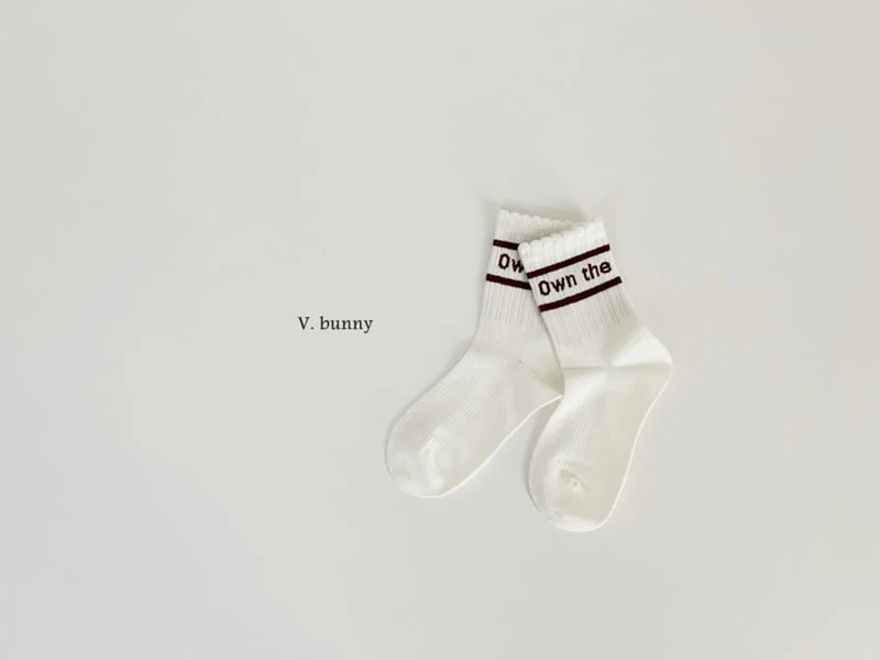 V Bunny - Korean Children Fashion - #designkidswear - Own Socks Set - 8