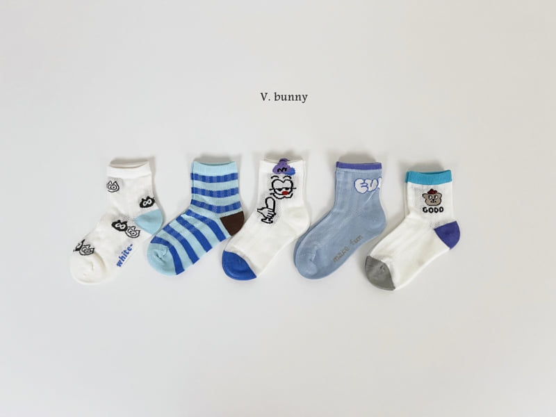 V Bunny - Korean Children Fashion - #discoveringself - Eureka Socks Set