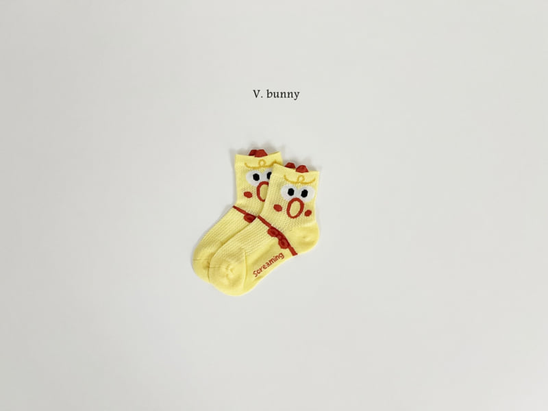 V Bunny - Korean Children Fashion - #discoveringself - Animal Socks Set - 7