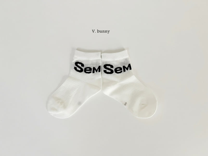V Bunny - Korean Children Fashion - #fashionkids - Semsem Socks Set - 6