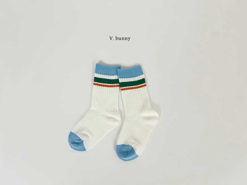 V Bunny - Korean Children Fashion - #kidsshorts - Basketball Socks Set - 6