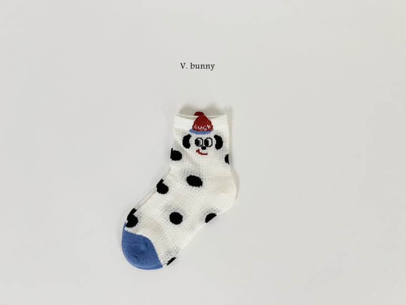 V Bunny - Korean Children Fashion - #kidsshorts - Lucky Dog Socks Set - 5