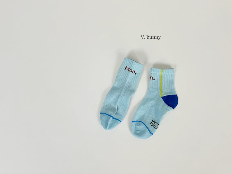V Bunny - Korean Children Fashion - #kidsshorts - Center Socks Set - 7