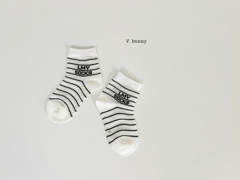 V Bunny - Korean Children Fashion - #kidsshorts - Semsem Socks Set - 7