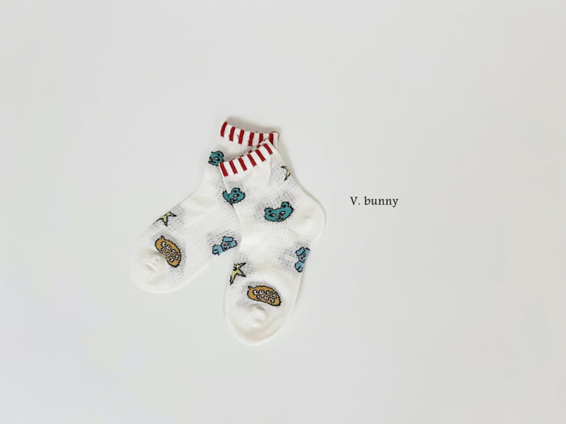 V Bunny - Korean Children Fashion - #kidsstore - Lucky Dog Socks Set - 6
