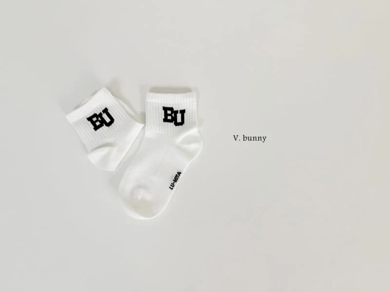 V Bunny - Korean Children Fashion - #kidsstore - Biyu Socks Set - 6