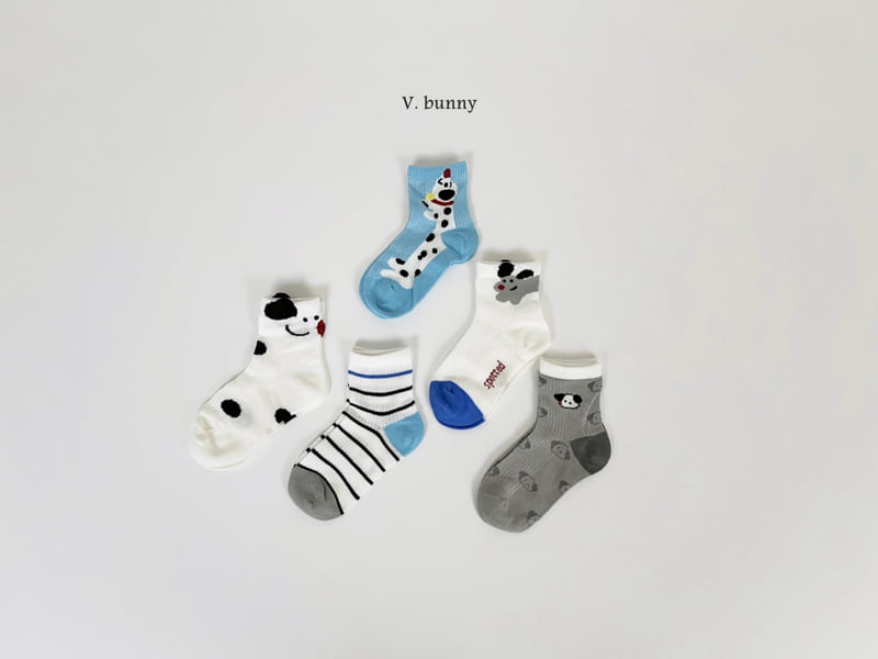V Bunny - Korean Children Fashion - #kidzfashiontrend - Polka Dot Socks Set - 3
