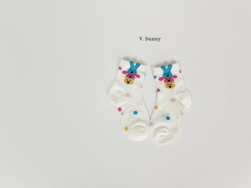 V Bunny - Korean Children Fashion - #littlefashionista - Yummy Socks Set - 6