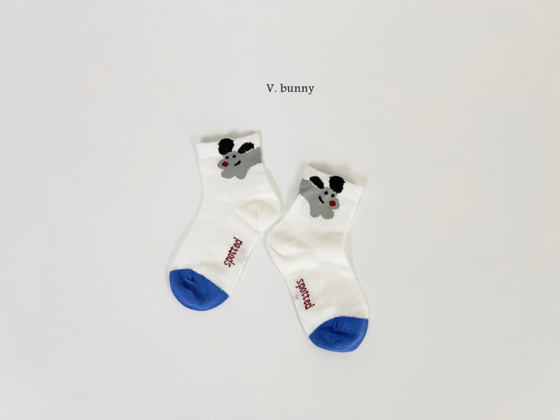 V Bunny - Korean Children Fashion - #littlefashionista - Polka Dot Socks Set - 5