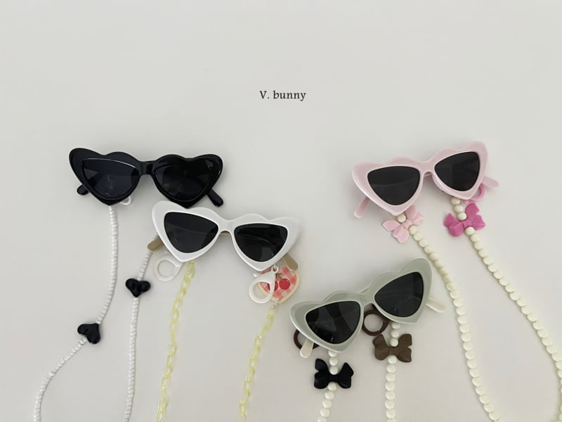 V Bunny - Korean Children Fashion - #littlefashionista - Heart Sunglasses - 2