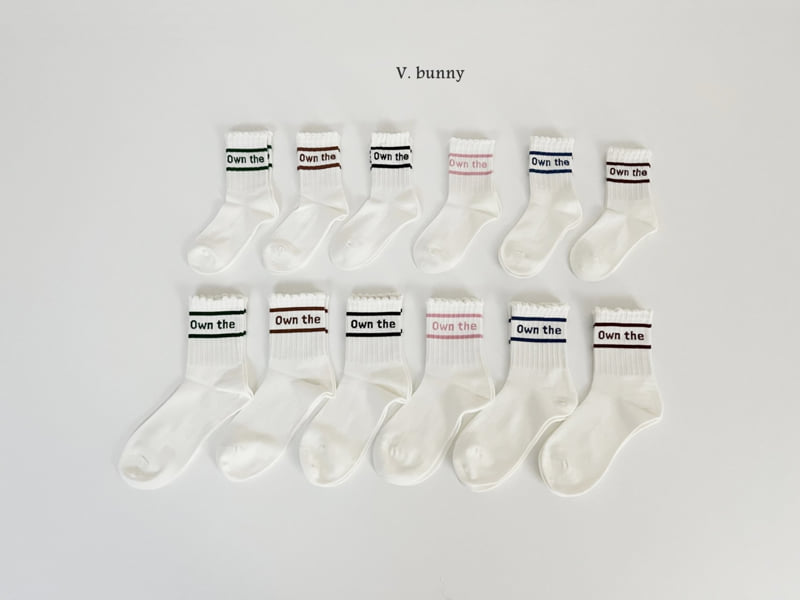 V Bunny - Korean Children Fashion - #littlefashionista - Own Socks Set