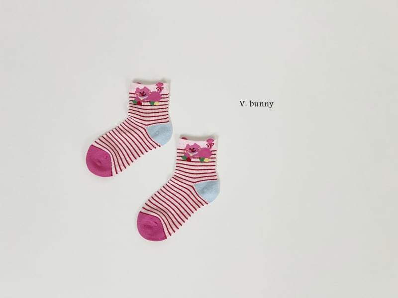 V Bunny - Korean Children Fashion - #minifashionista - Yummy Socks Set - 8