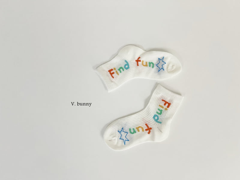 V Bunny - Korean Children Fashion - #magicofchildhood - Find Fun Socks Set - 4