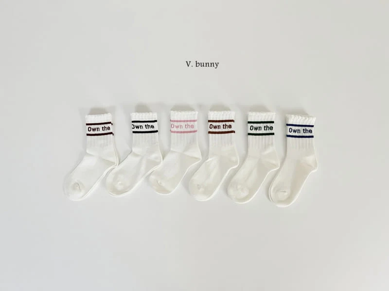 V Bunny - Korean Children Fashion - #minifashionista - Own Socks Set - 3